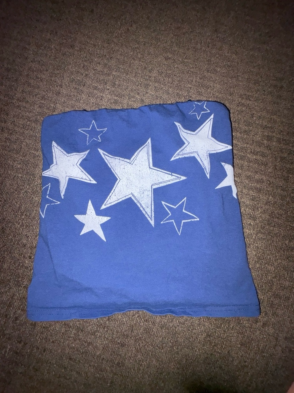 Kids Blue Star Print Tank Top